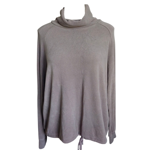 Varley Portland High Neck Midlayer Sweater Size Small Taupe - Picture 2 of 12
